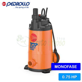 TOP MULTI 2-EVO - 0.75 HP multi-impeller electric pump Pedrollo - 1