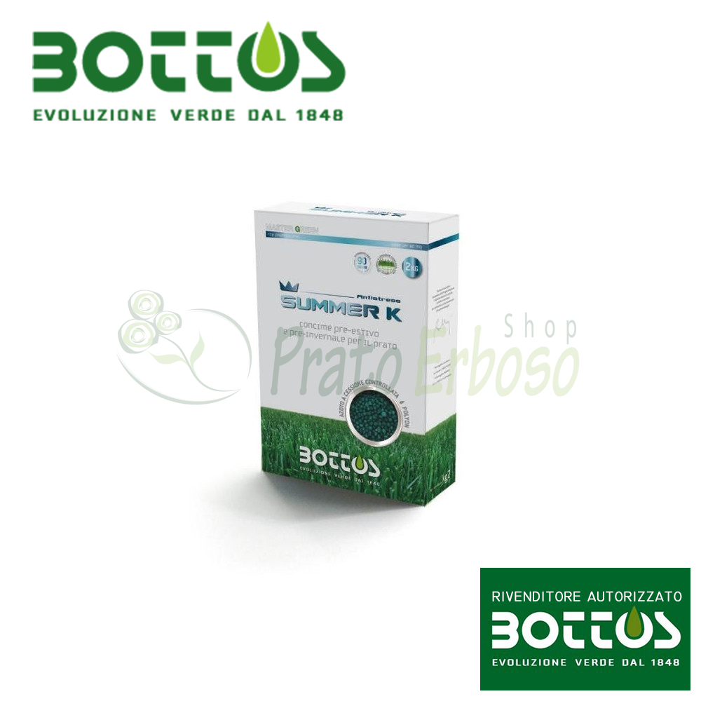 Concime Per Prato Bottos Summer K 10-0-30 - Fertilizzante Estivo, 25kg - Foto 11