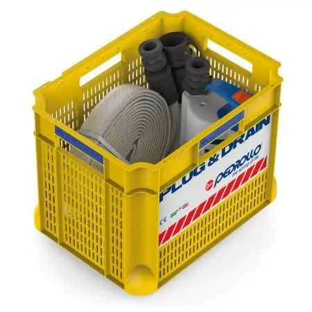 PLUG-and-DRAIN Top2 Floor - Kit antiallagamento einsatzbereit Pedrollo - 1