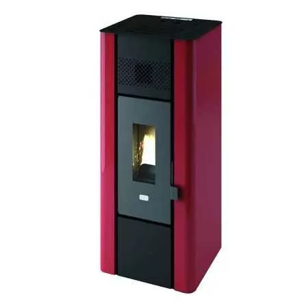 Minnie - 6.3 Kw red pellet stove Punto Fuoco - 1