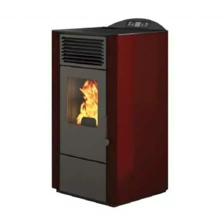 Lory - 9.5 Kw red pellet stove Punto Fuoco - 1
