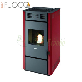 Martina - 11,5 kW roter Pelletofen Punto Fuoco - 1