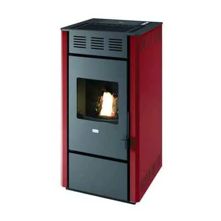 Martina - 11.5 Kw red pellet stove Punto Fuoco - 1