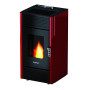 Miriam - Stufa a pellet da 7 Kw rossa