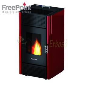 Miriam - Estufa de pellet roja 7 Kw Free Point - 1