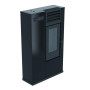 Susy - Stufa a pellet da 7.5 Kw nera