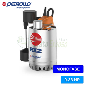 RXm 1 - GM (10m) - Elettropompa monofase per acque chiare da 0.33 HP