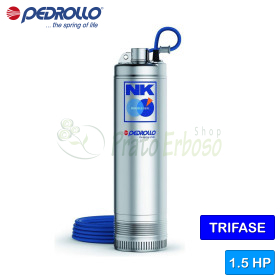 NK 4/5 (10m) - Elettropompa sommersa trifase 230 V da 1.5 HP Pedrollo - 1