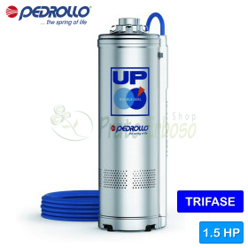 UP 4/5 (10m) - Elettropompa sommersa trifase 230 V da 1.5 HP