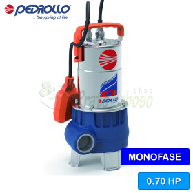 ZXm 1B/40 (10m) - Elettropompa sommergibile VORTEX per acque sporche da 0.70 HP Pedrollo - 1