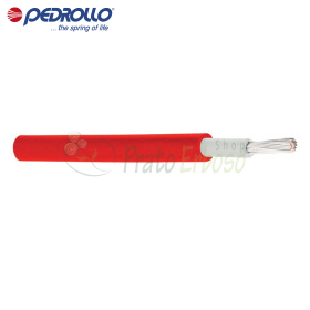 Câble rouge pour installations photovoltaïques 1 X 4 mm2 Pedrollo - 1