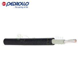 Black cable for photovoltaic systems 1 X 4 mm2 - Pedrollo