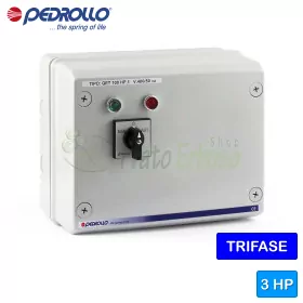 QET 300 - Electric panel for 3 HP three-phase electric pump