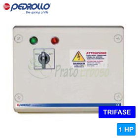 QST 100 - Electric panel for 1 HP three-phase electric pump Pedrollo - 1