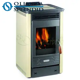 Stufa me pelet Dafne 65 - 5.5 Kw bezhe