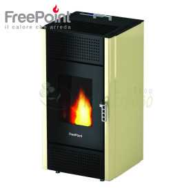 Miriam - 7 Kw ivory pellet stove