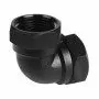 HTE20 - Codo roscado de 90 grados de 3/4" FF