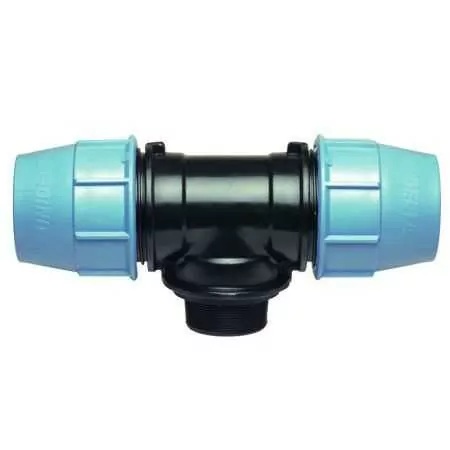 S090050200 - Tee la 90 de grade de compresie 50 x 2" x 50