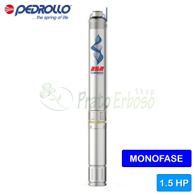 Bomba sumergible monofásica 3SRm 2/41 - 1.5 HP Pedrollo - 1