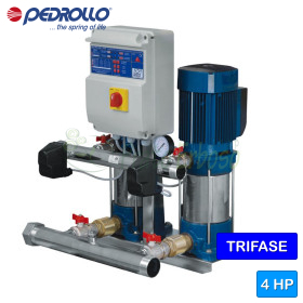 CB2 - MK 3/6 - Grupo de presión trifásico 2x2 HP Pedrollo - 1