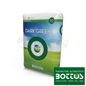 Dark Green 11-0-0 + 3 MgO + 4.5 Fe - Fertilizzante per prato da 25 Kg