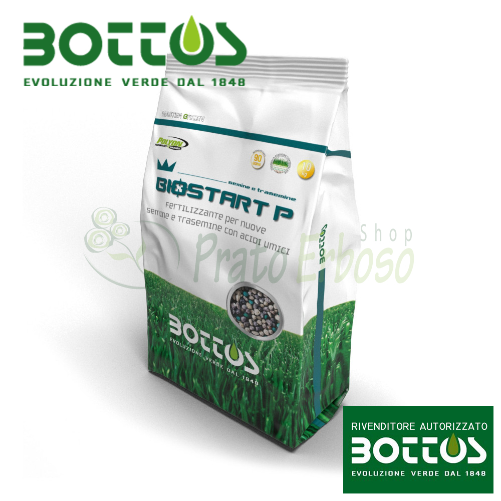 Concime Per Prato Bottos Bio Start 12-20-15 - 25kg Per 1000mq, Fertilizzante Starter Con Fosforo - Foto 10