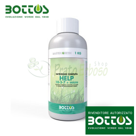 Aide 10-5-7 + micro - 1 kg d'engrais liquide pour la pelouse Bottos - 1