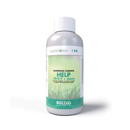Help 10-5-7 + micro - 1 kg liquid fertilizer for the lawn Bottos - 1