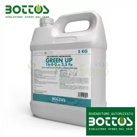 Green Up 16-0-0 + 3.5 Fe - Concime liquido per prato da 5 Kg