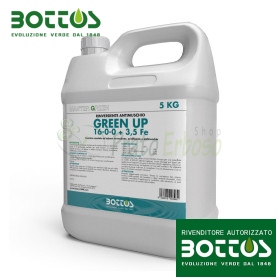 Green Up 16-0-0 + 3,5 Fe - Engrais liquide pour la pelouse de 5 Kg