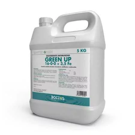 Green Up 16-0-0 + 3.5 Fe - Liquid fertilizer for the lawn of 5 Kg