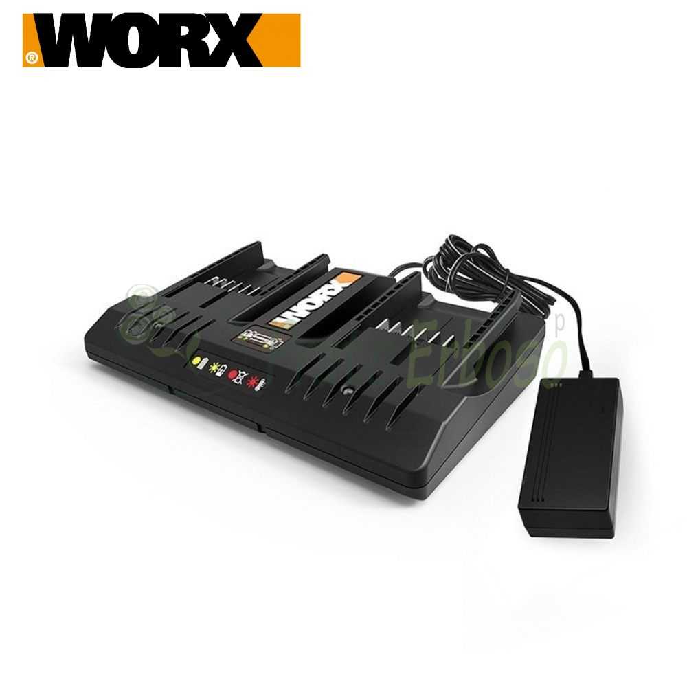 WA3883 20V dual station quick charger Worx