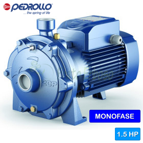 2CPm 25/14B - Pompe électrique centrifuge monophasée à double roue de 1,5 HP Pedrollo - 1