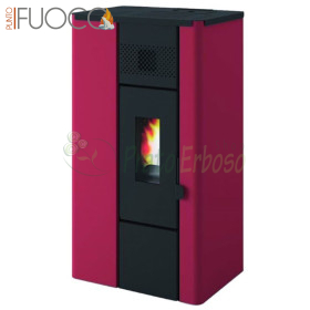 Noa - 6.3 kW red pellet stove Punto Fuoco - 1