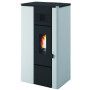 Noa - Stufa a pellet da 6.3 Kw bianca