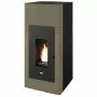 Ilaria Hydro - 17.5 kW hydro pellet stove in dove gray
