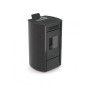 Luana - Stufa a pellet da 13 Kw nero goffrato