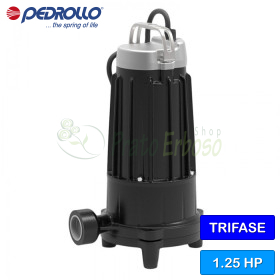 TR 0.9 - 1.25 HP three-phase submersible electric pump with grinder