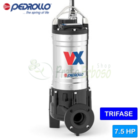VX 75/65 - electric Pump VORTEX sewage three-phase Pedrollo - 1