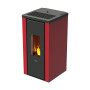 Vera 7.0 - Stufa a pellet da 7 Kw rossa