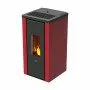 Vera 7.0 - 7 kW pellet stove, red