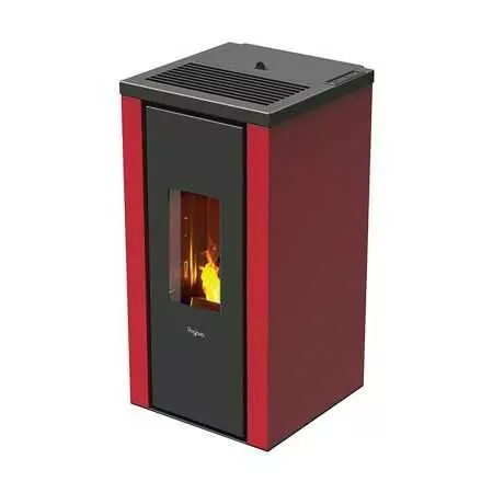 Vera 7.0 - 7 kW pellet stove, red Pegaso - 1