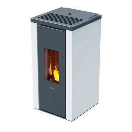 Estufa de pellets blanca Vera 7.0 de 7 kW Pegaso - 1