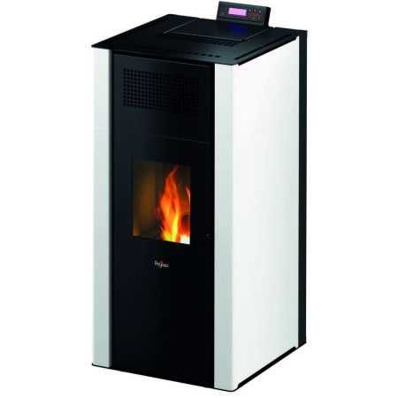 Mira 16 - Estufa de pellet hidro 16 Kw blanca Pegaso - 1