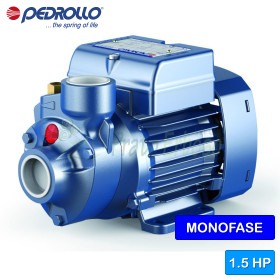 PKm 100 - 1.5 HP single-phase peripheral impeller electric pump Pedrollo - 1