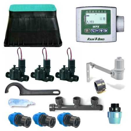 Kit de riego, Rain Bird 3 zona 9V Rain Bird - 1