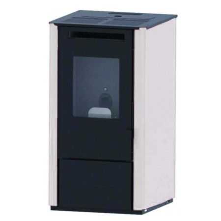 Vania - Poêle à granulés blanc 9,5 kW Punto Fuoco - 1