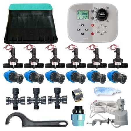 Kit de riego Toro Tempus de 6 zonas, 24 V TORO Irrigazione - 1