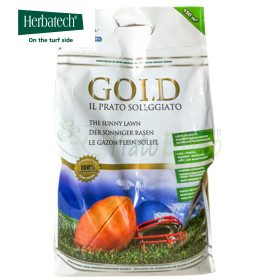 Oro - 5 kg de semillas para césped Herbatech - 1