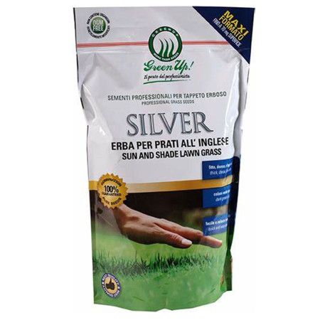 Silber - 1,2 kg Rasensamen Herbatech - 1
